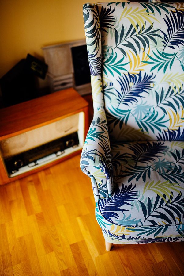 Photo of Armchair with flower print