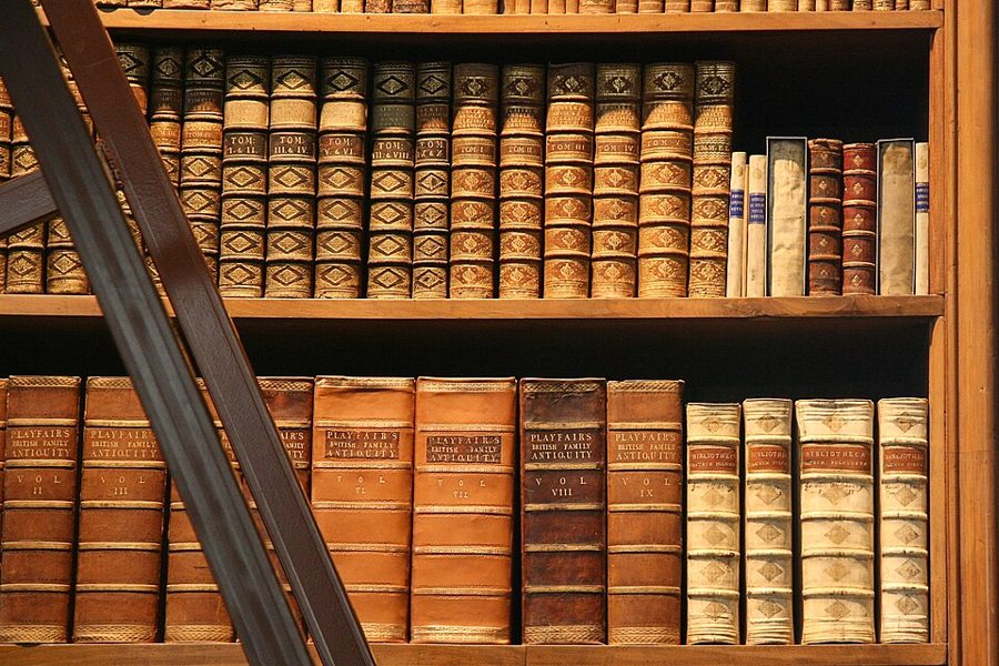 Photo of Shelf of old books